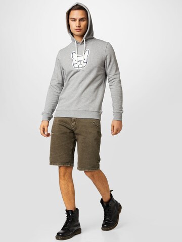 Sweat-shirt 'COMRADE' JACK & JONES en gris