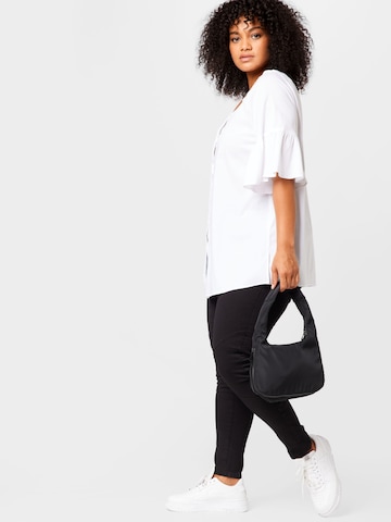 Persona by Marina Rinaldi - Blusa 'FINO' em branco