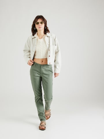 Coupe slim Pantalon QS en vert