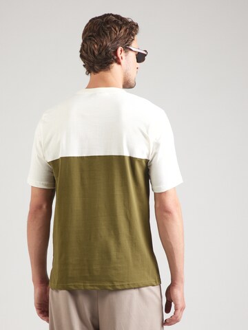 Sergio Tacchini Μπλουζάκι 'SANTOS' σε μπεζ: πίσω