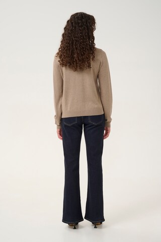 CULTURE Pullover i brun