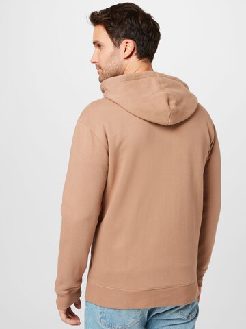 HOLLISTER Sweat jacket in Brown