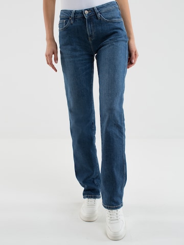 BIG STAR Slimfit Jeans 'Myrra' in Blauw: voorkant