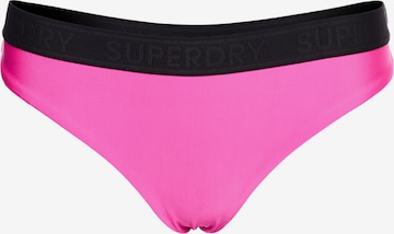 rožinė Superdry Bikinio kelnaitės: priekis