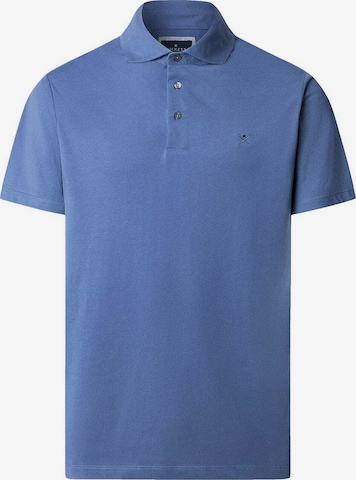 T-Shirt Hackett London en bleu : devant