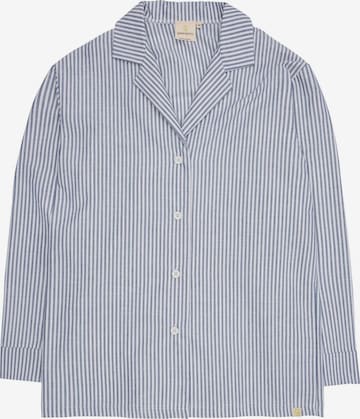greenjama Schlafshirt in Blau: Vorderseite