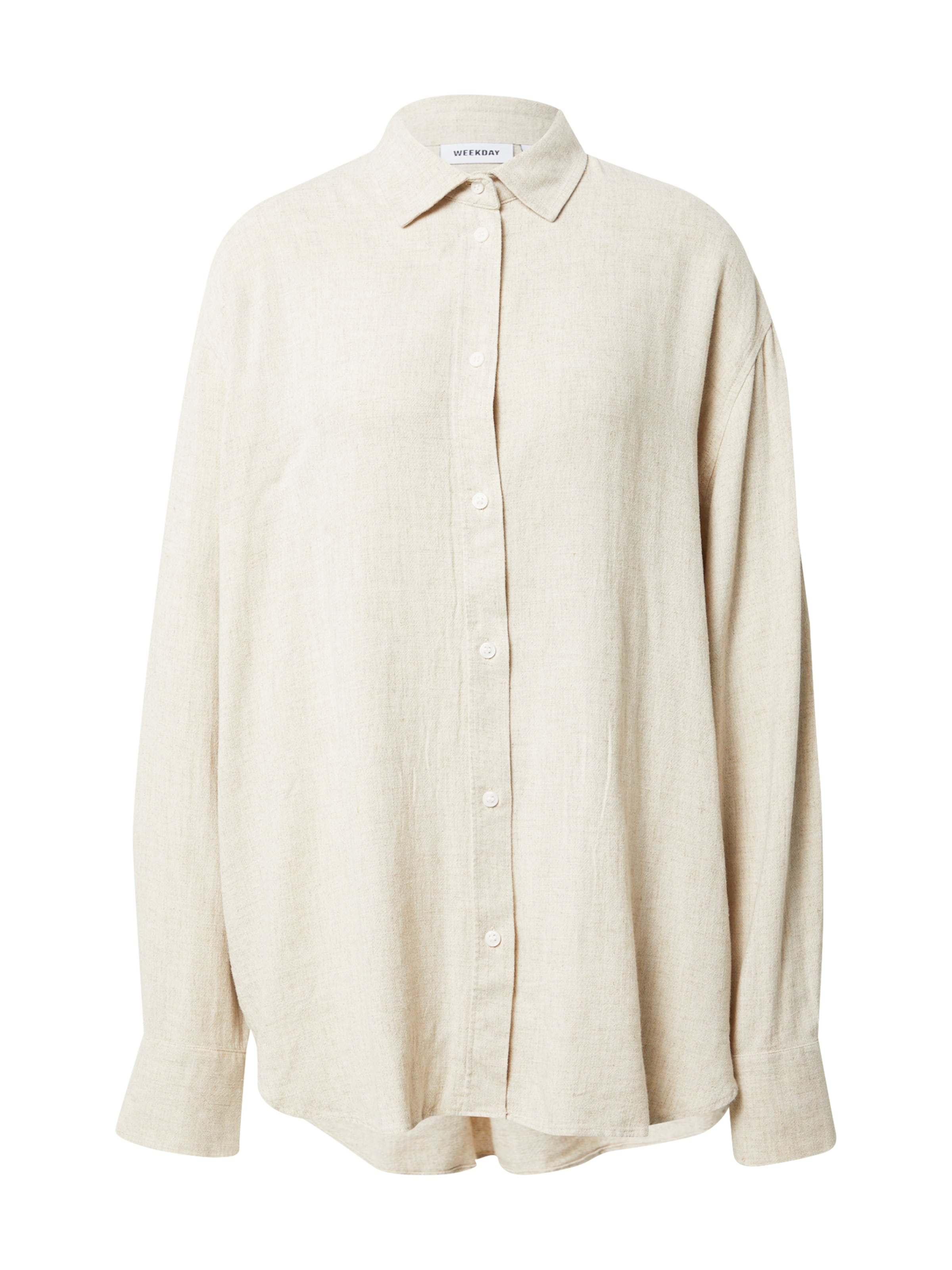WEEKDAY Bluse in Beige: Vorderseite