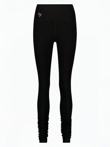 Urban Goddess Yoga & Activewear Slim fit Leggings 'Gaia Yoga & Pilates' in Black: front