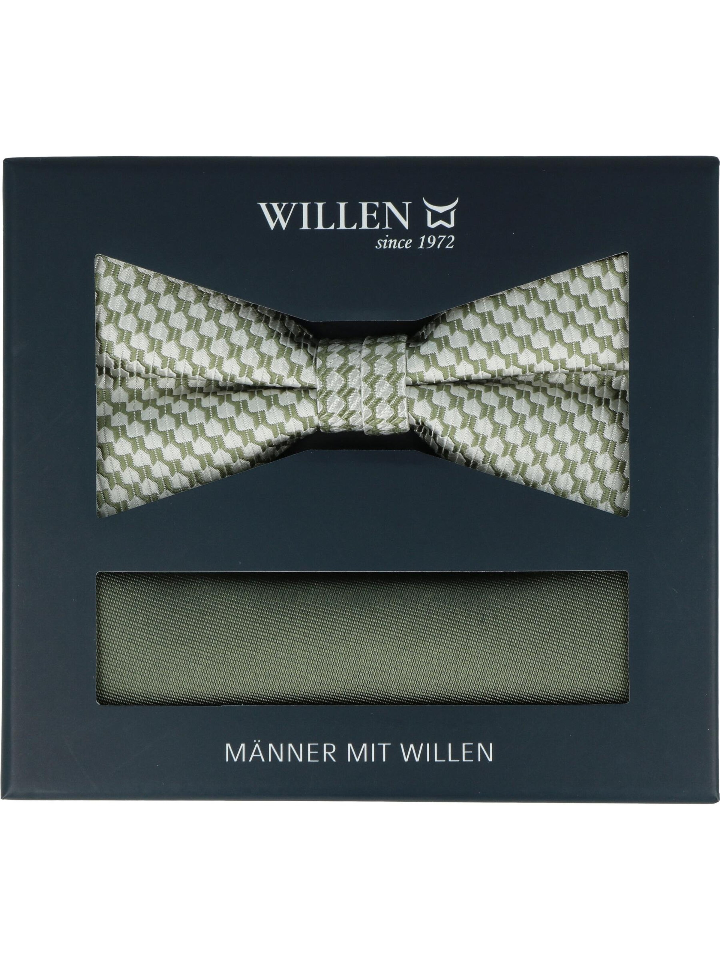 WILLEN Fliege 'Set : Bi-Color / Uni'‌‌ in Grün