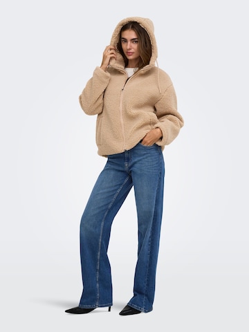 Giacca di pile 'ONLASPEN' di ONLY in beige