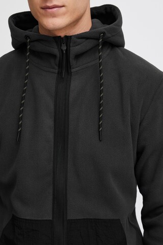 INDICODE JEANS Fleece jas 'Manku' in Grijs