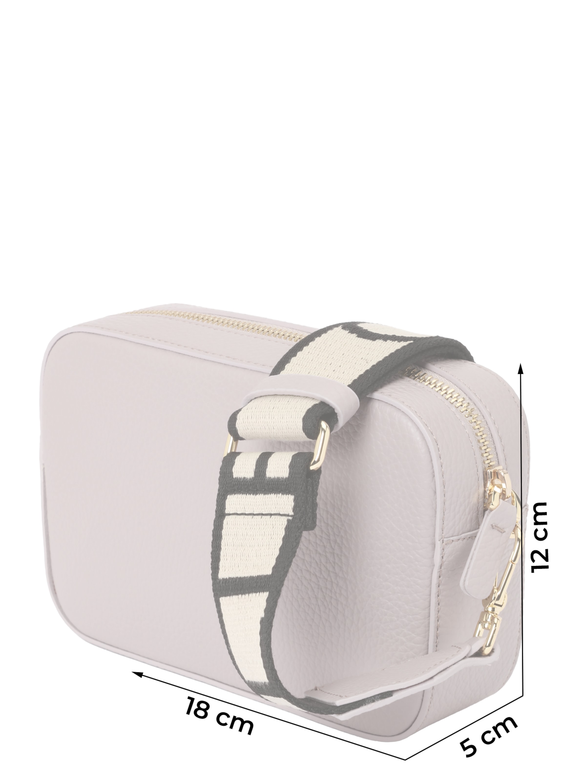 Coccinelle Skuldertaske 'TEBE' i grå