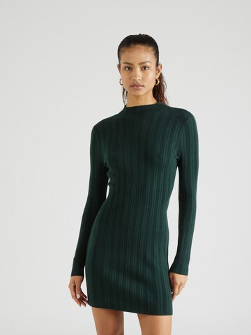 Abercrombie & Fitch Knitted dress in Green: front