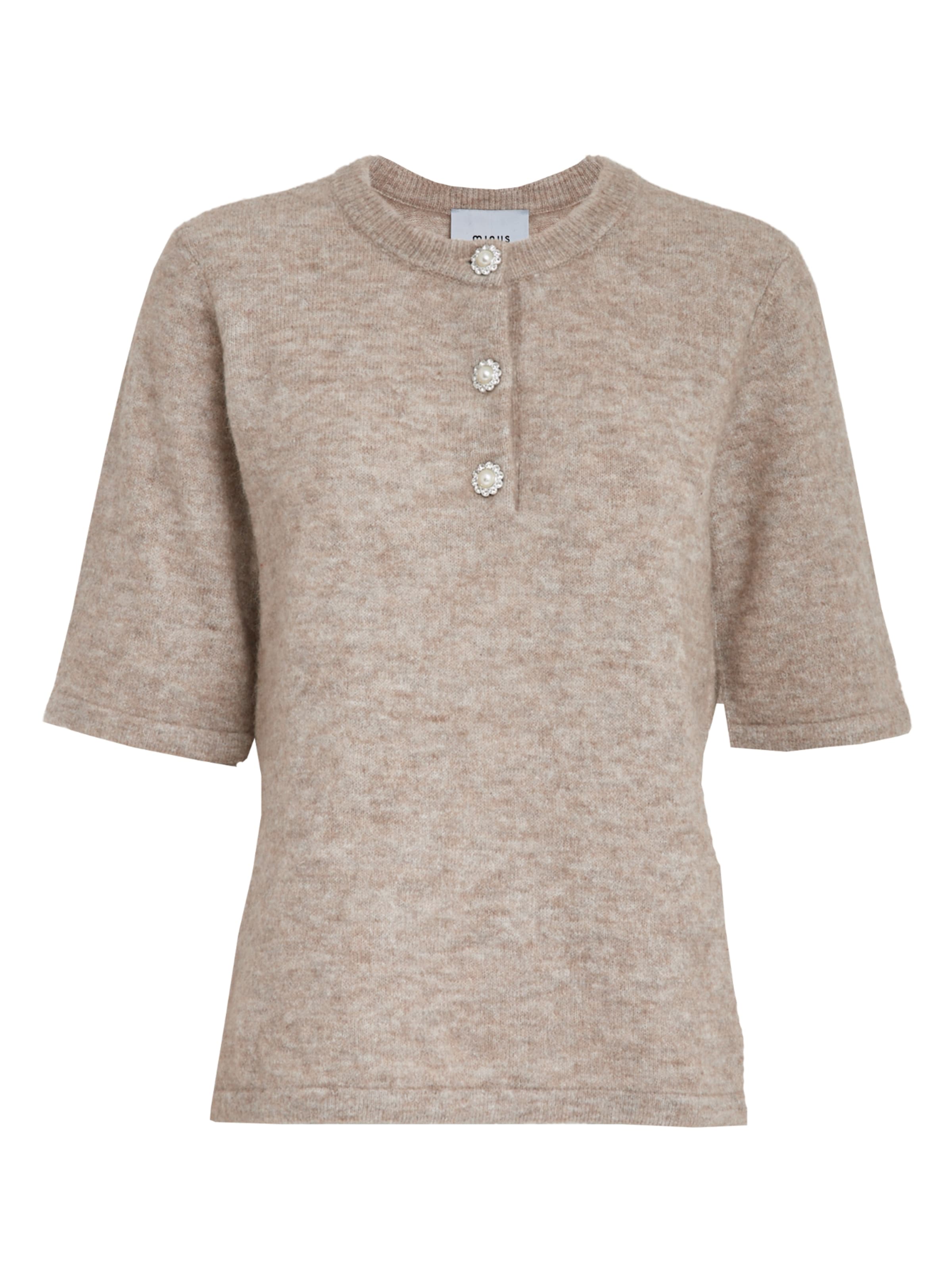 minus Top 'Aurelia' w kolorze beżowy: przód