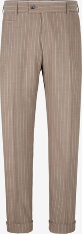 STRELLSON Regular Pleated Pants ' Luc ' in Beige: front