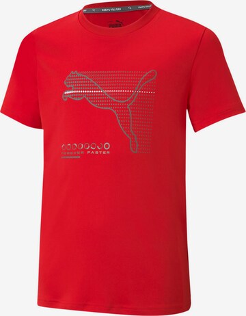 PUMA - Camiseta funcional 'Poly' en rojo