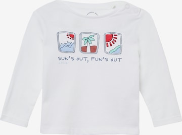 T-Shirt s.Oliver en blanc : devant