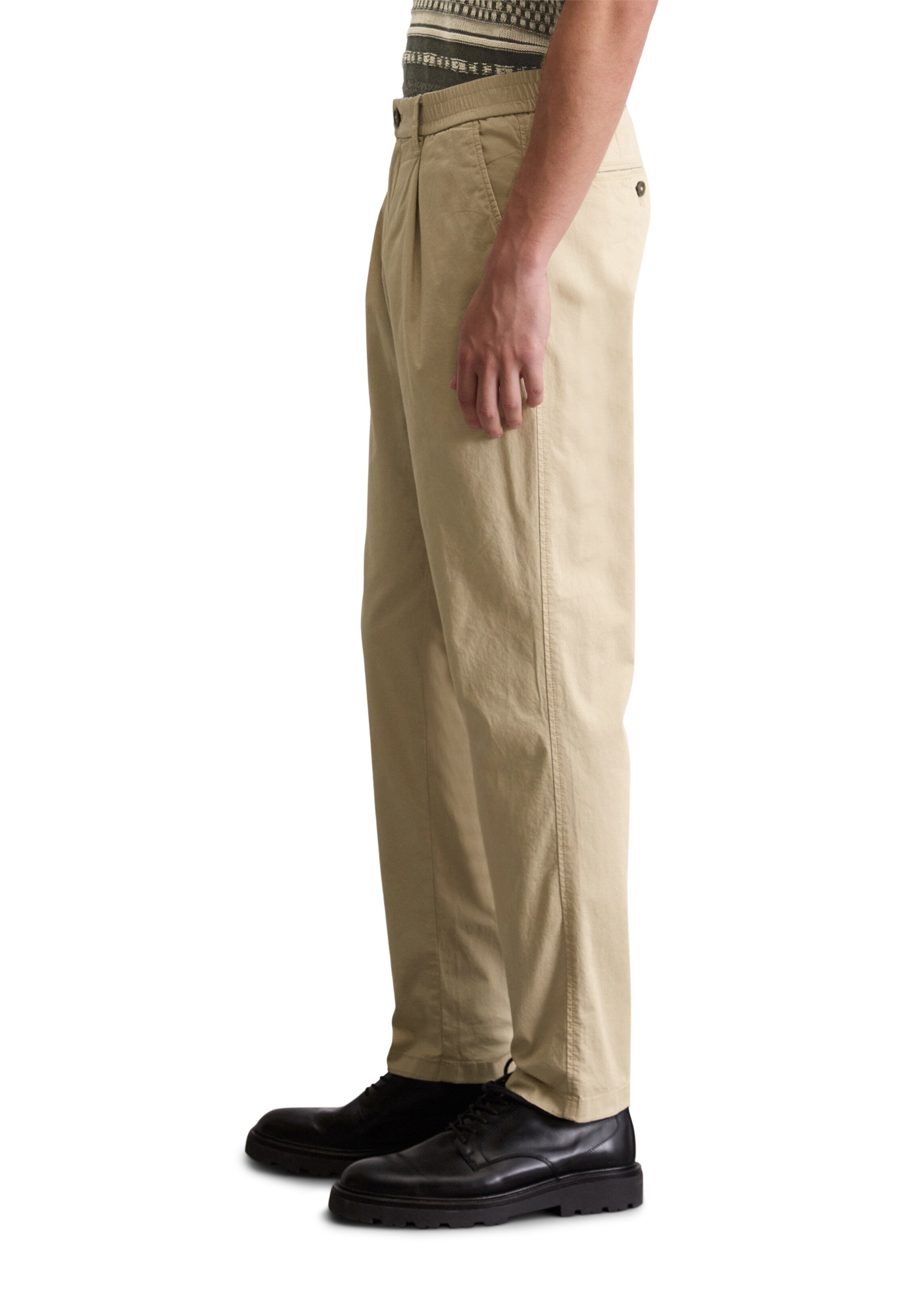 Marc O'Polo Slim fit Trousers 'Morot' in Beige