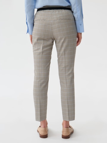 TATUUM Regular Trousers with creases 'KOLIA' in Grey
