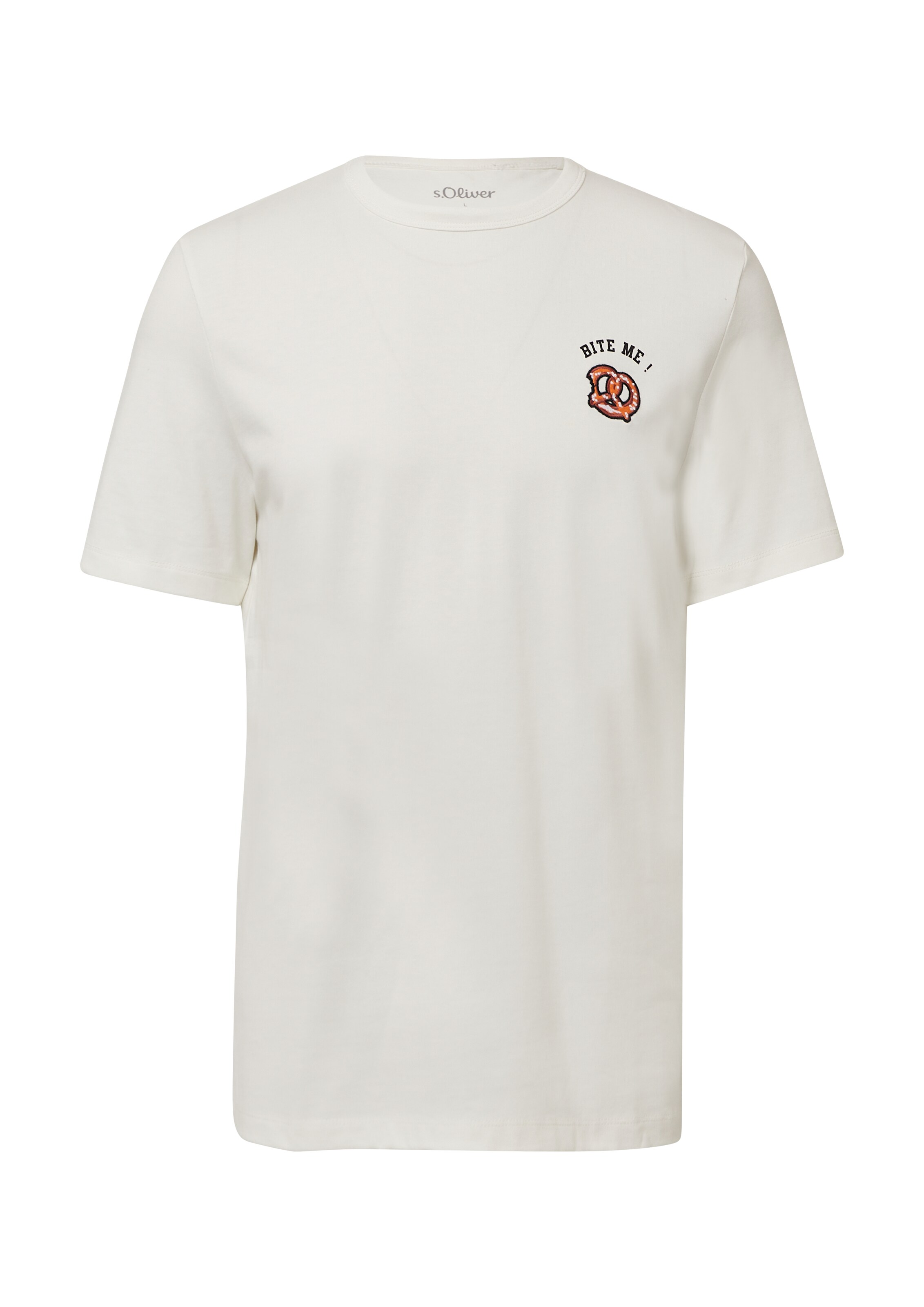 s.Oliver Shirt in Wit: voorkant