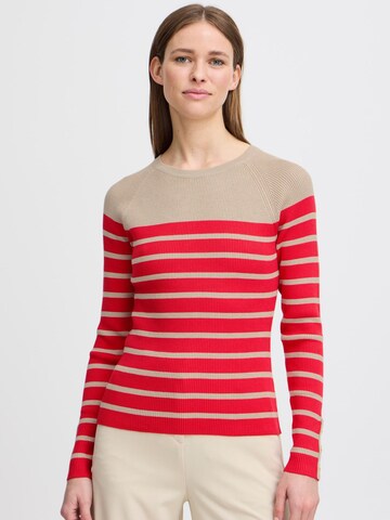 b.young Sweater 'Morla' in Beige: front