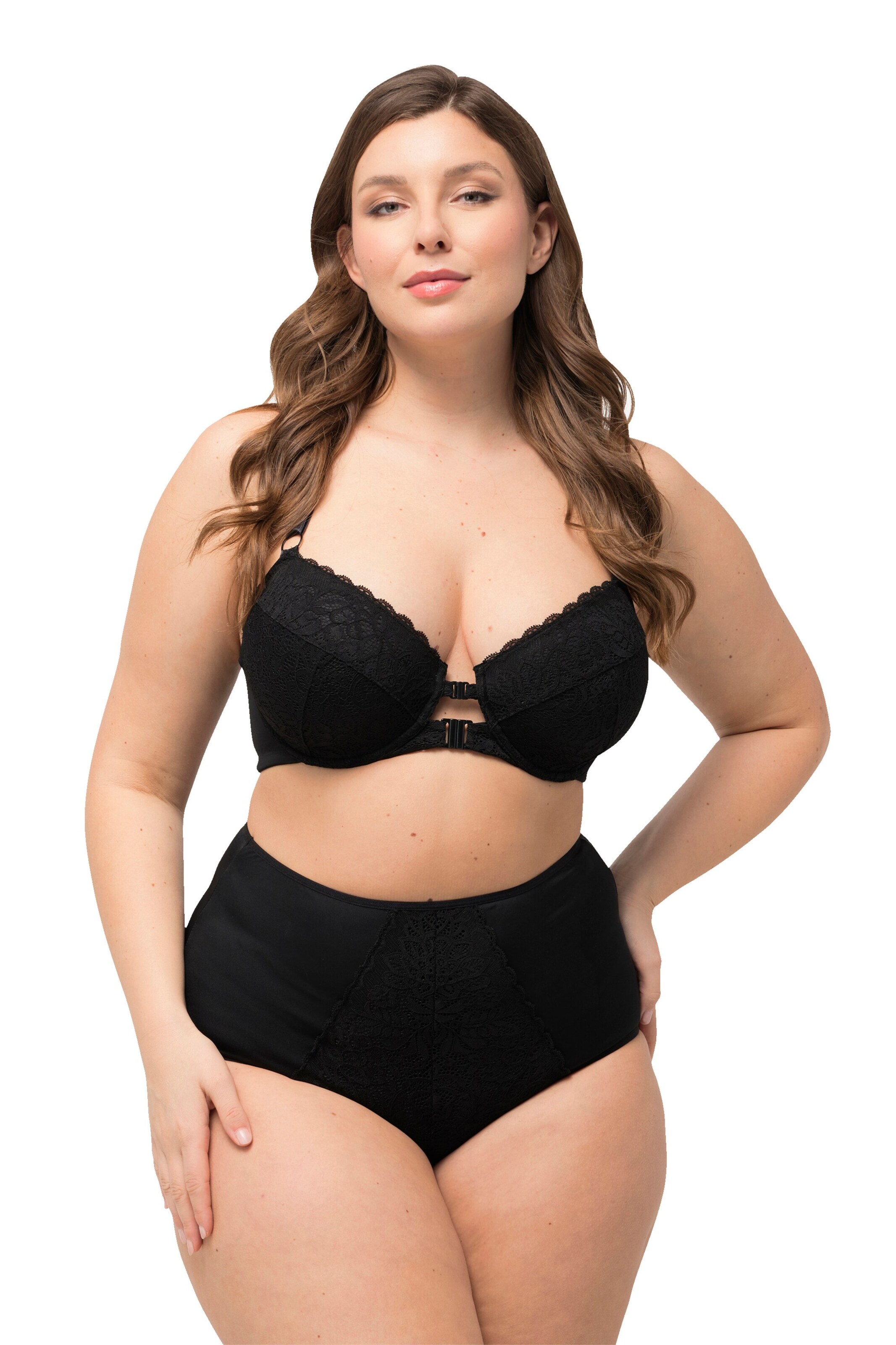 Ulla Popken Slip in Schwarz: Vorderseite