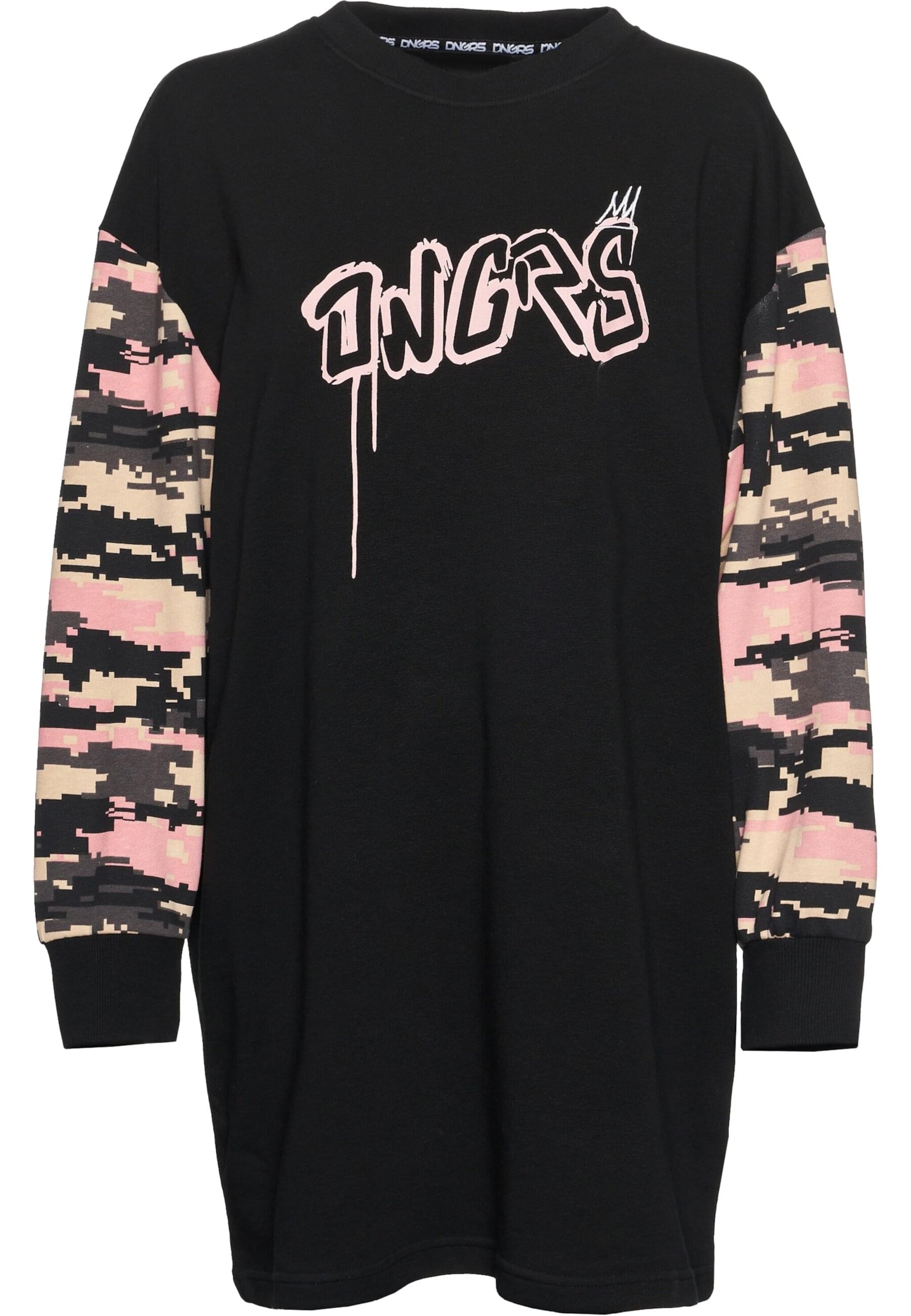 Dangerous DNGRS Kleid 'Ecstatic' in Schwarz: Vorderseite