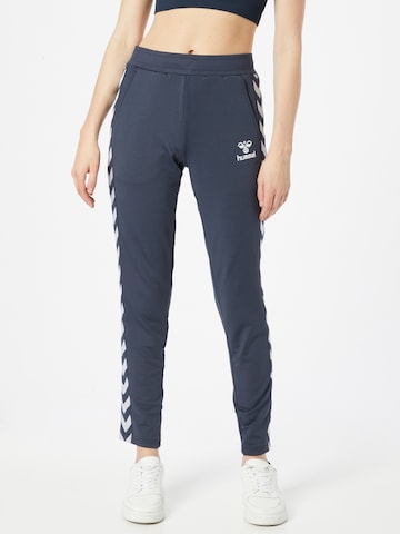 Hummel Slimfit Športne hlače 'NELLY 2.3' | modra barva: sprednja stran