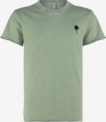BLUE EFFECT Shirt 'MIAMI BEACH' in Green: front