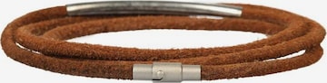 Scalpers Bracelet 'Willy' in Brown: front