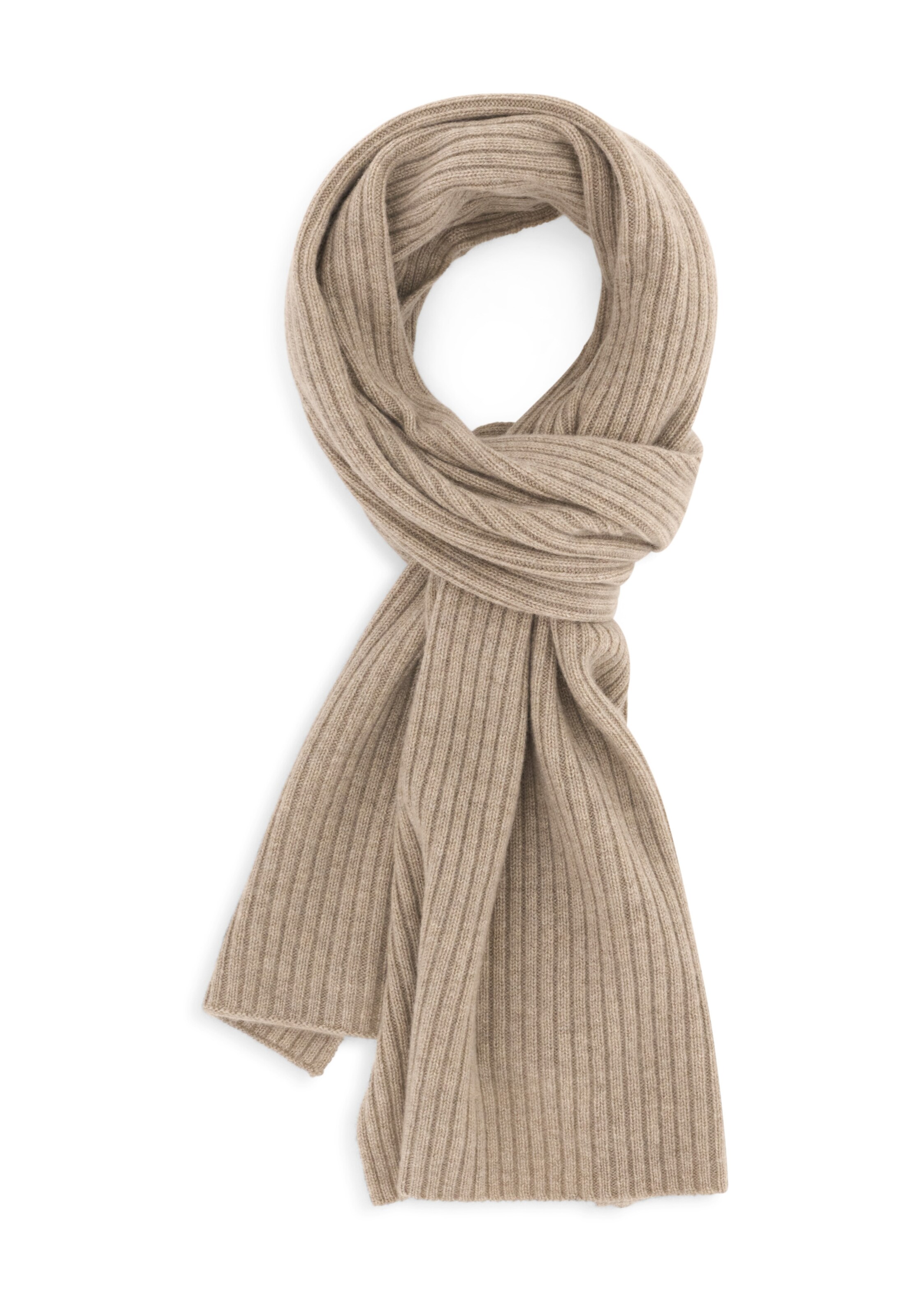 Boggi Milano Scarf in One Size in Sand, Item view