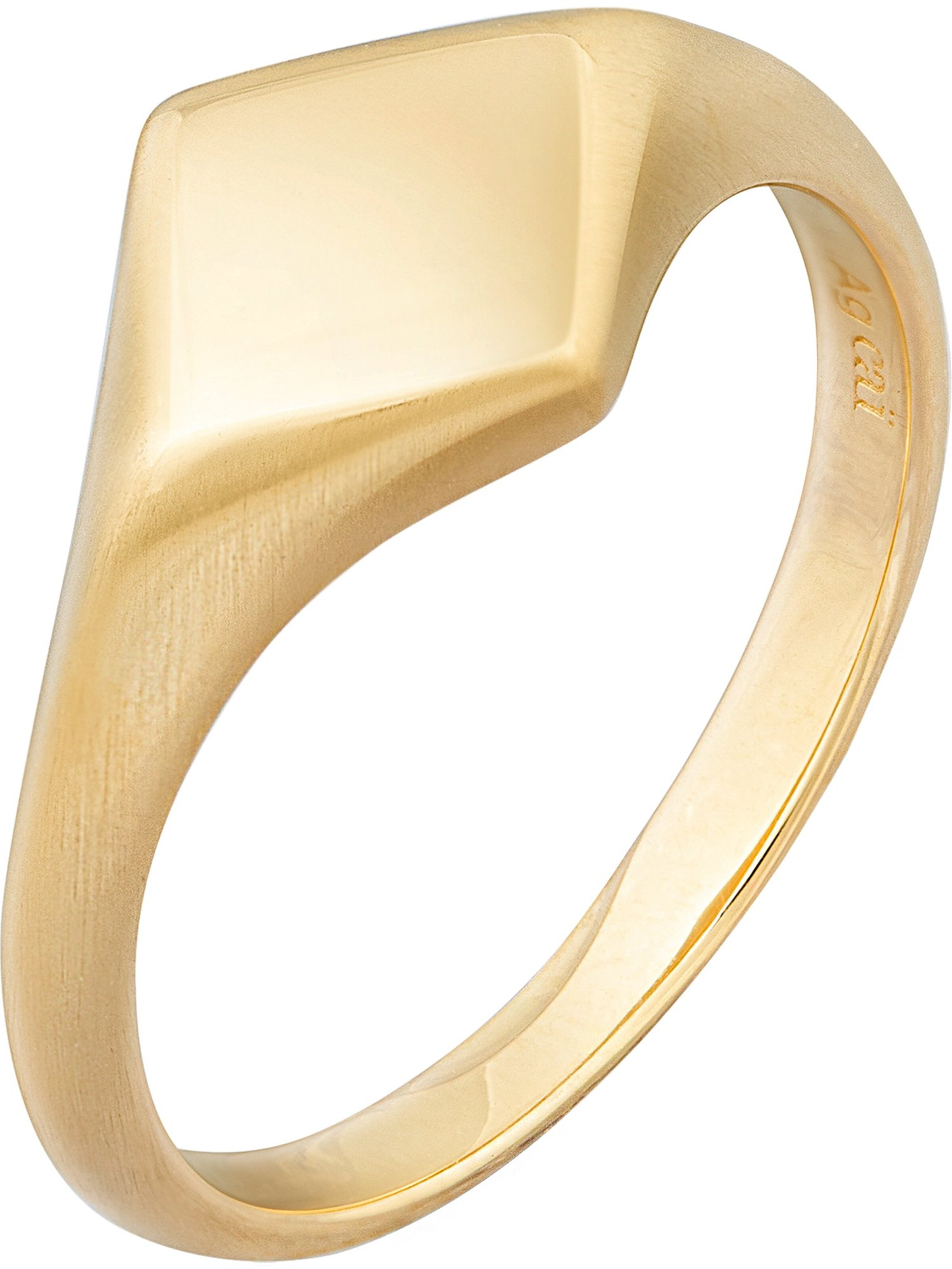 caï Ring in Gold: front