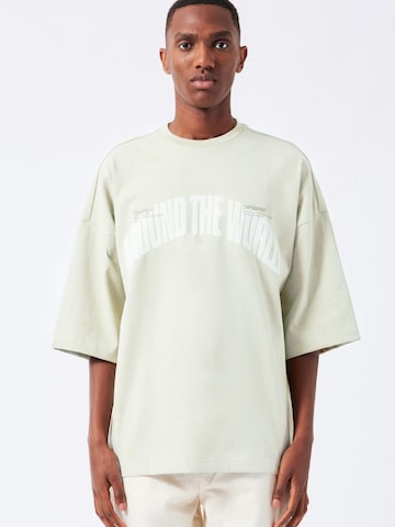 Dr. Denim Shirt 'Curtis Tee' in Green: front