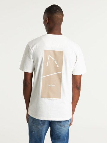 T-Shirt 'Trez' CHASIN' en blanc