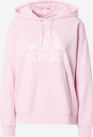 ADIDAS SPORTSWEAR Athletic Sweatshirt 'Essentials Big Logo French Terry' in Pink: front