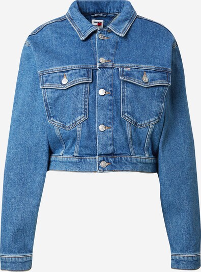 Tommy Jeans Jacke 'CLAIRE' in blau / marine / feuerrot / weiß, Produktansicht