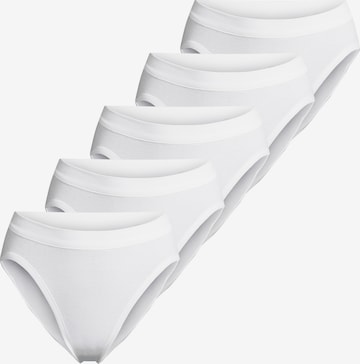 ESGE Slip 'Basic - Feinripp' in Weiß: Vorderseite