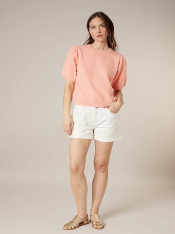 Pull-over 'Nevalia' Deeluxe en orange : devant