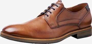 LLOYD Lace-up shoe 'HALDAN' in Brown: front