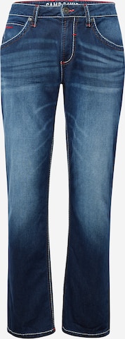 Regular Jeans 'NI:CO' de la CAMP DAVID pe albastru: față