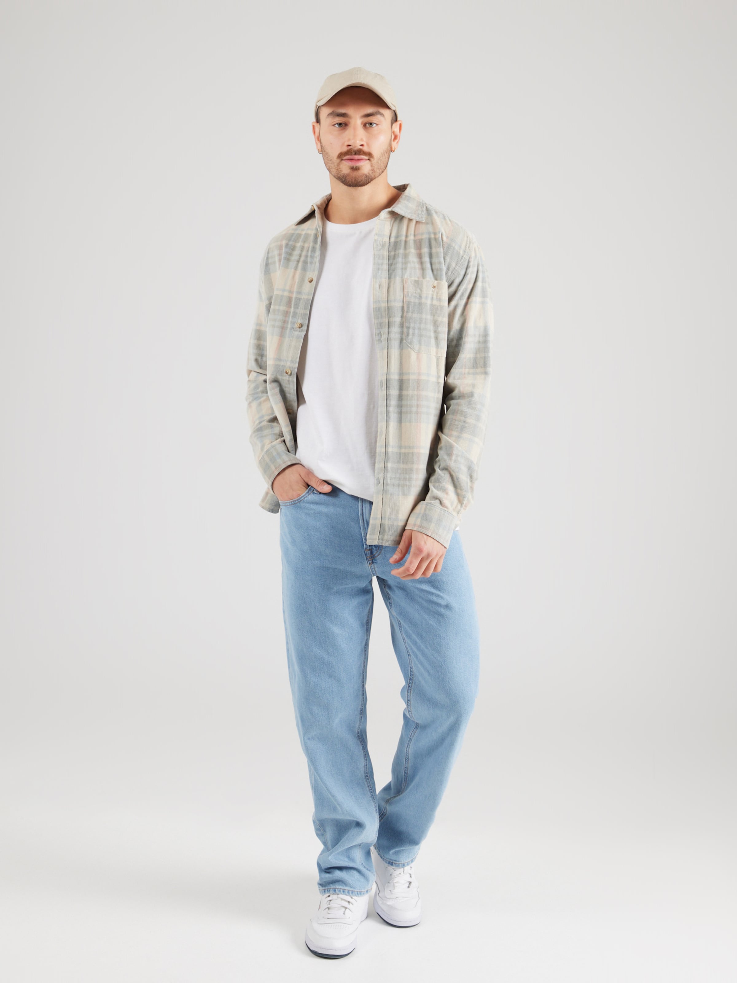 JJ Rebel Largi Jeans 'JREBRYAN JJCRAFT' pe Albastru Deschis
