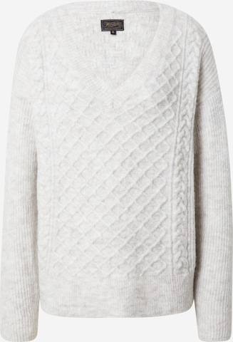 Herrlicher Sweater 'Drina' in Grey: front