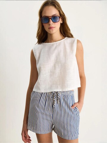 Top di Bianco Lucci in bianco: frontale