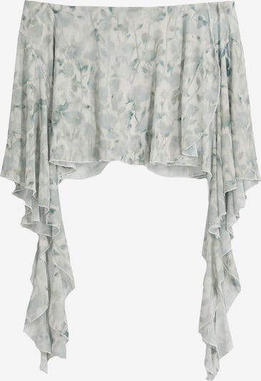 Bershka Suknja u taupe siva / svijetlosiva / petrol, Pregled proizvoda