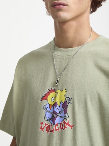 T-Shirt 'New Born LSE' Volcom en vert