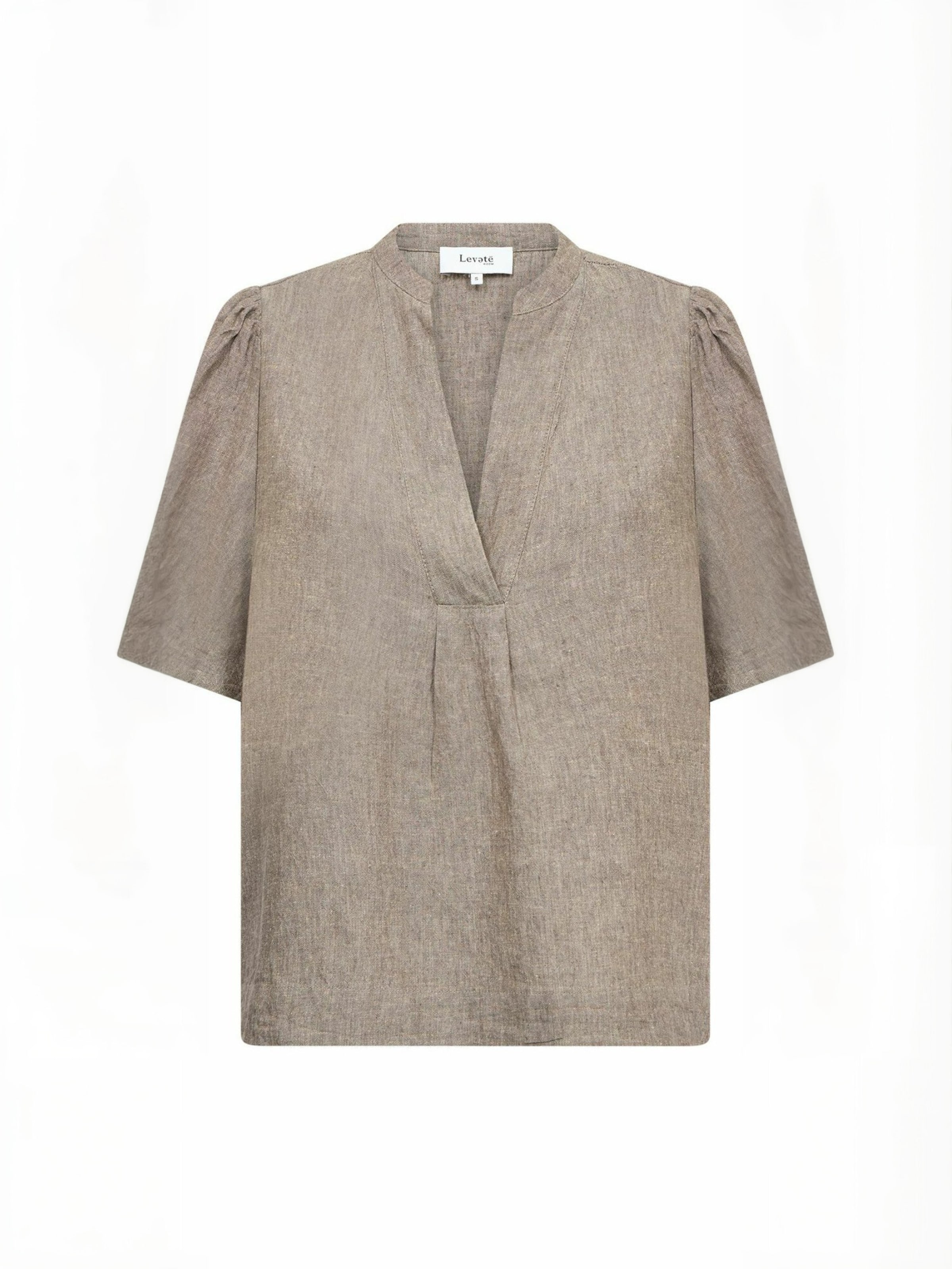Levete Room T-shirt ' LR-NEDDIE ' in Grau: Vorderseite
