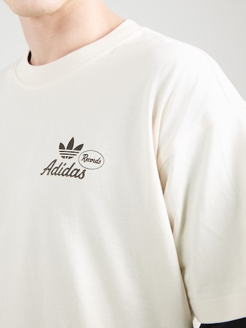 Tricou 'RECORD' de la ADIDAS ORIGINALS pe alb