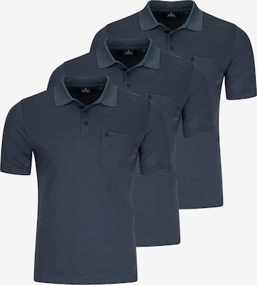 Ragman Shirt 'Basic' in Blue: front