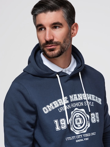 Ombre Sweatshirt in Blue