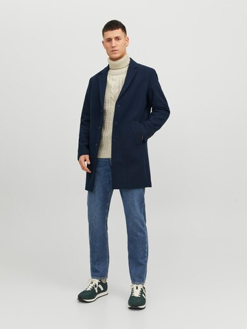 JACK & JONES Between-Seasons Coat 'Morrison' in Blue